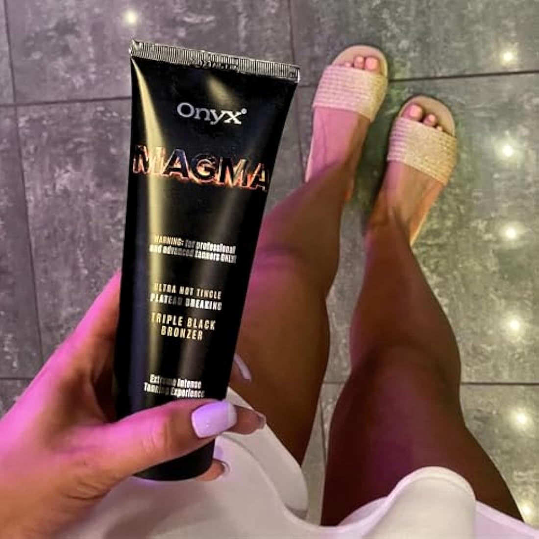 Onyx Magma Tingle Sunbed Cream – Ultra Dark Bronzer Tanning Lotion