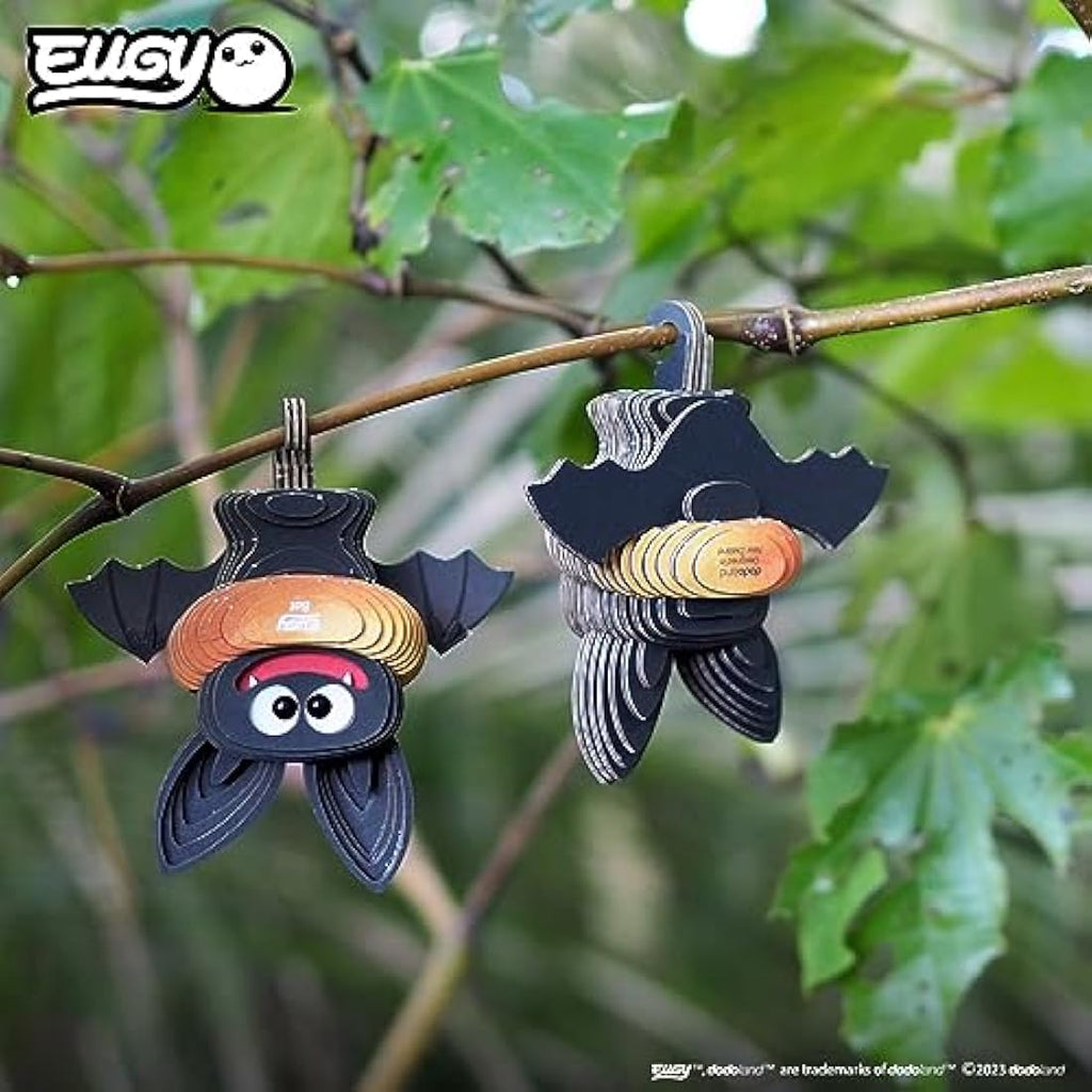 EUGY Fledermaus 3D Puzzle – Nachhaltiges Bastelset aus Karton