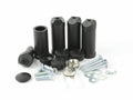 Turkish Zone Universal Heated Towel Rail Radiator Brackets - Black
