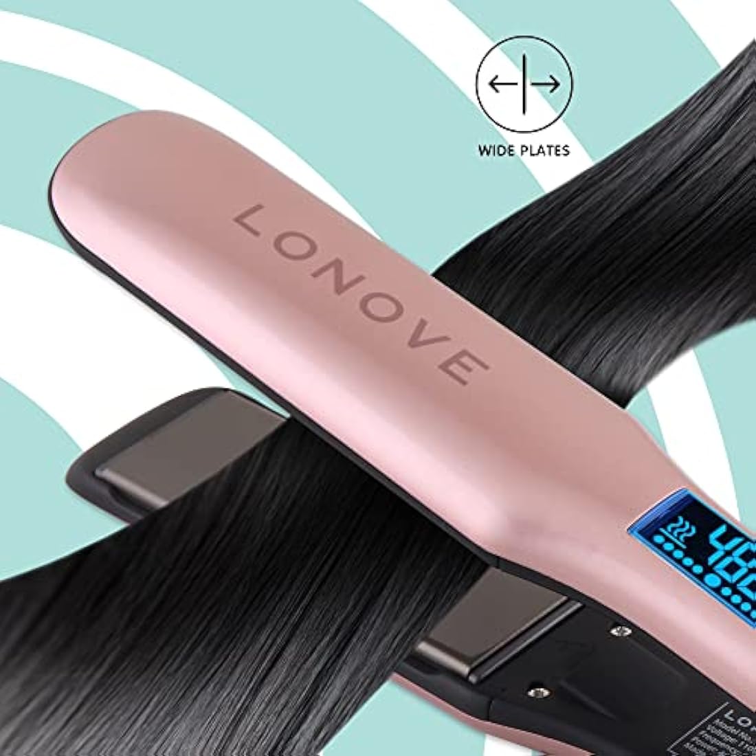 Titanium Hair Straightener – Professional Flat Iron for Thick Hair