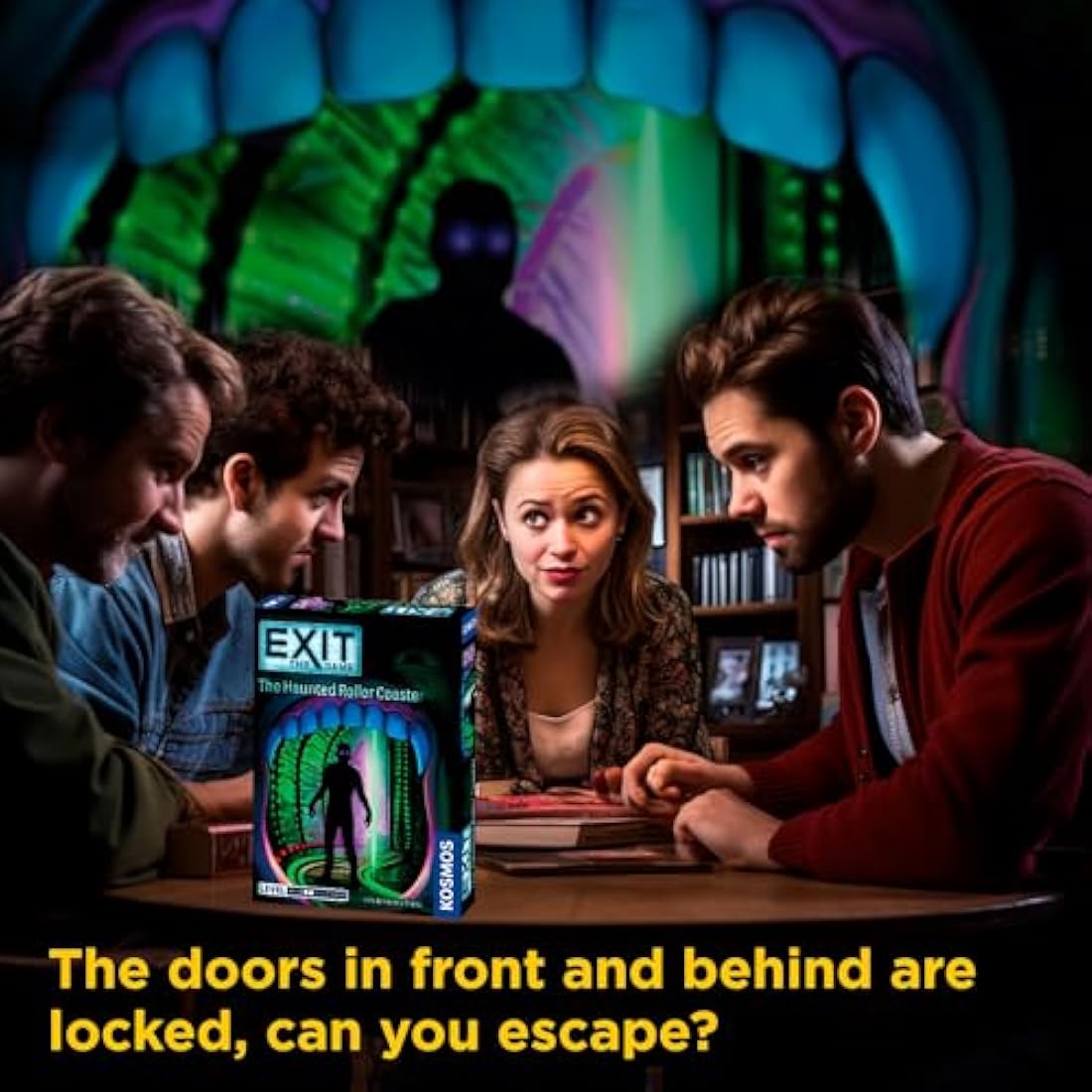 Thames & Kosmos EXIT: The Haunted Roller Coaster Escape Room Game