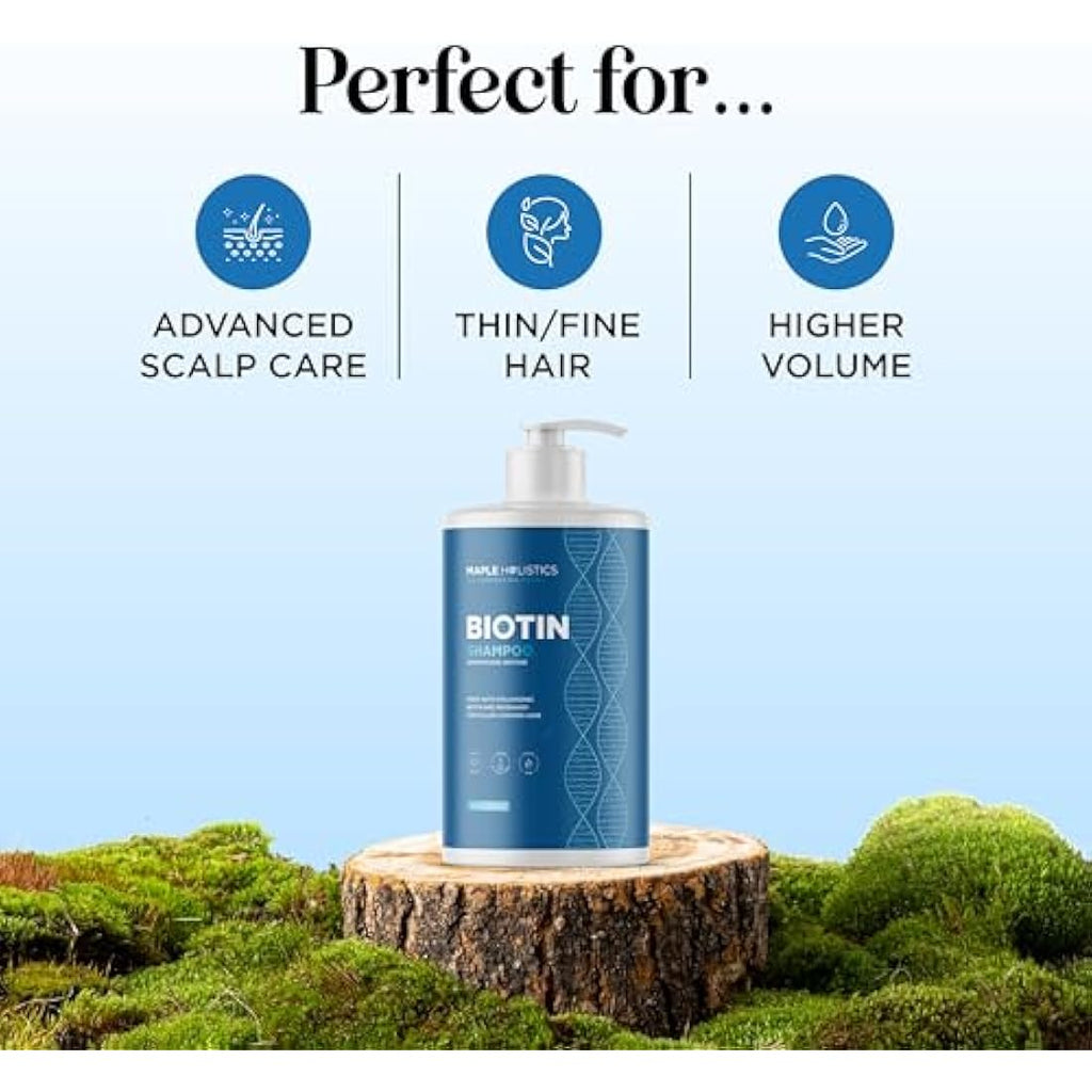 Biotin & Rosemary Volumizing Shampoo for Thinning Hair
