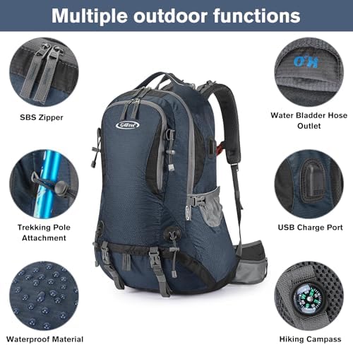 G4Free 50L Hiking Backpack | Waterproof Mountaineering Travel Rucksack