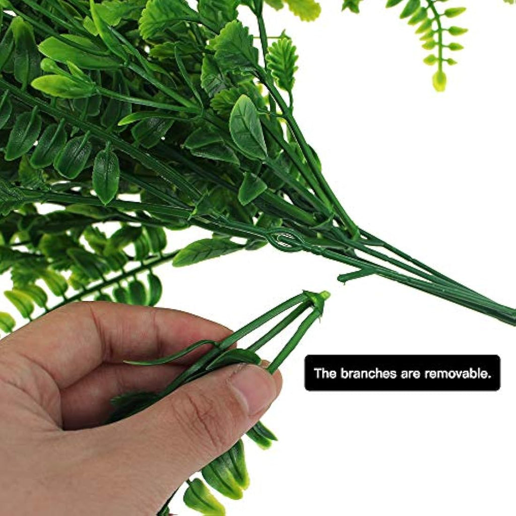 Jolof Store 2-Piece Artificial Hanging Ferns – 80cm Fake Ivy Vines