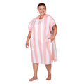 Dock & Bay Adult Beach Poncho | Quick Dry Hooded Changing Robe - Malibu Pink
