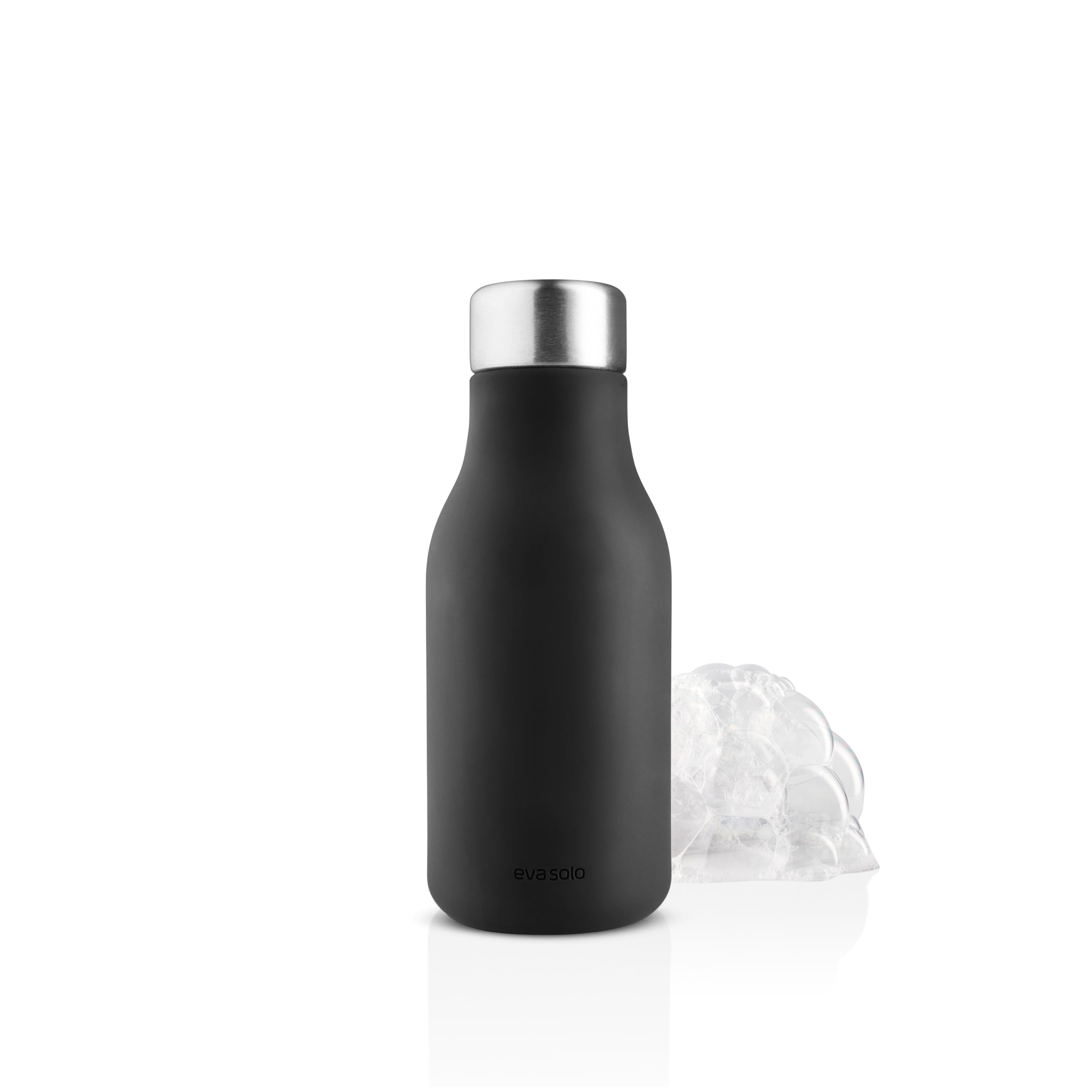 Eva Solo Squeeze Soap Dispenser – 200ml Matte Black Silicone Dispenser