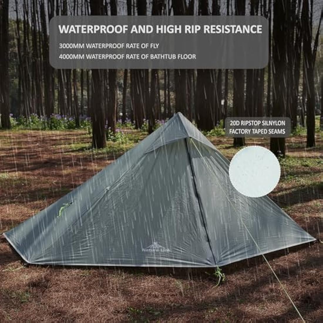 Nature Link Altair One Ultralight 1-Person Trekking Pole Backpacking Tent