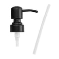 Pollock Pump Dispenser Stainless Steel, Replacement for Standard Neck Size - 26-28 mm Thread Fits Most Hand Soap Dispenser Black