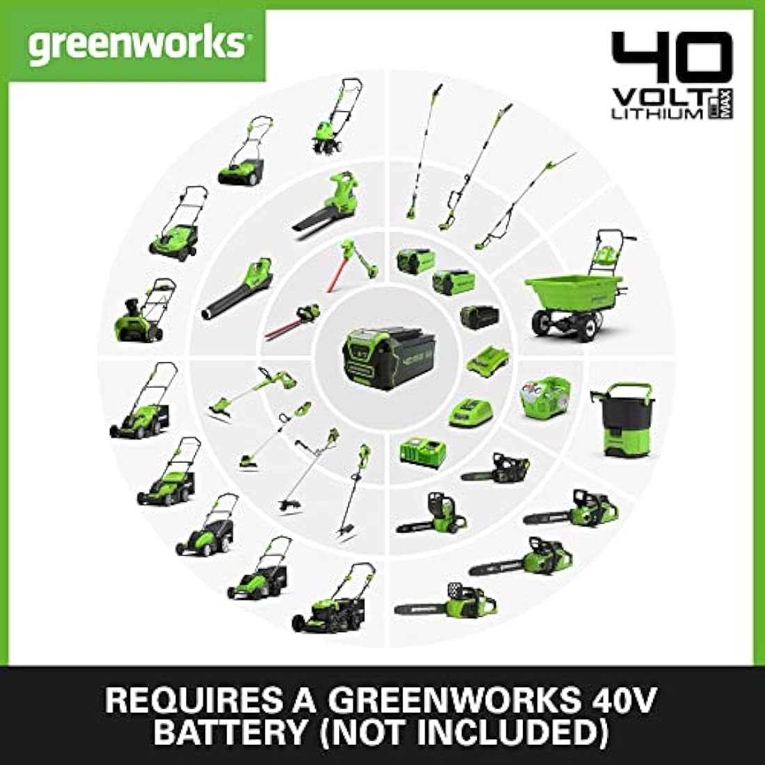 Greenworks 40V Cordless 2-in-1 Pole Saw & Hedge Trimmer – Tool Only