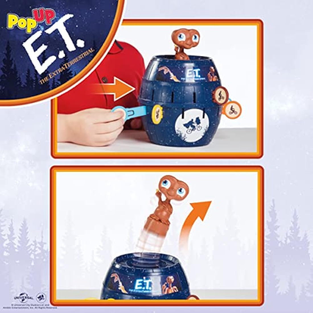 TOMY Pop Up E.T. Kids Board Game – Interactive Family Toy for Ages 4+