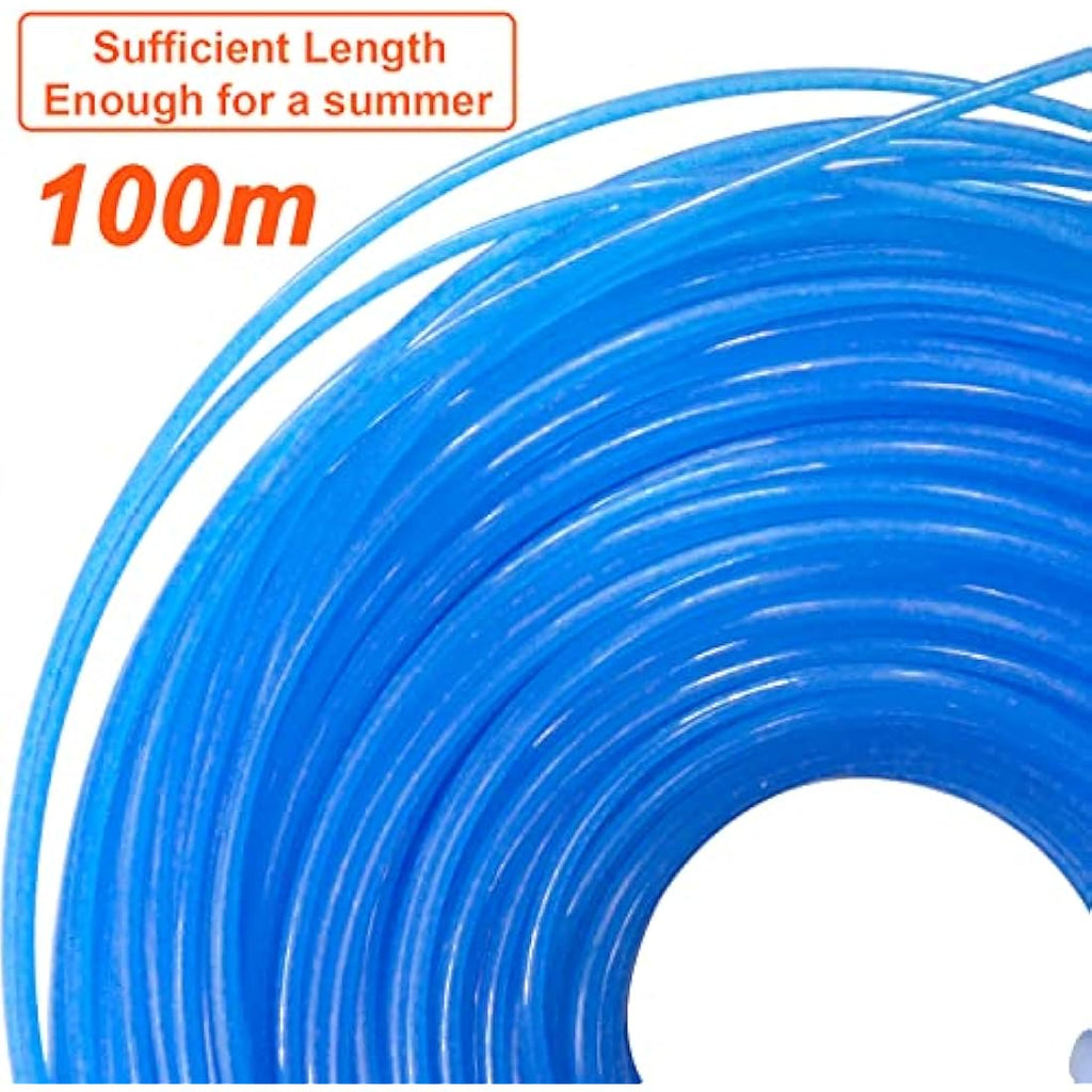 Grass Strimmer Line – 1.6mm x 100m Blue Nylon Trimmer String