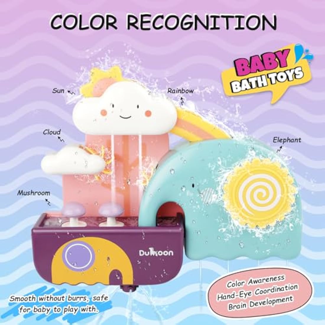 Jolof Store Baby Bath Toys - Waterfall Water Station for Toddlers 1-3