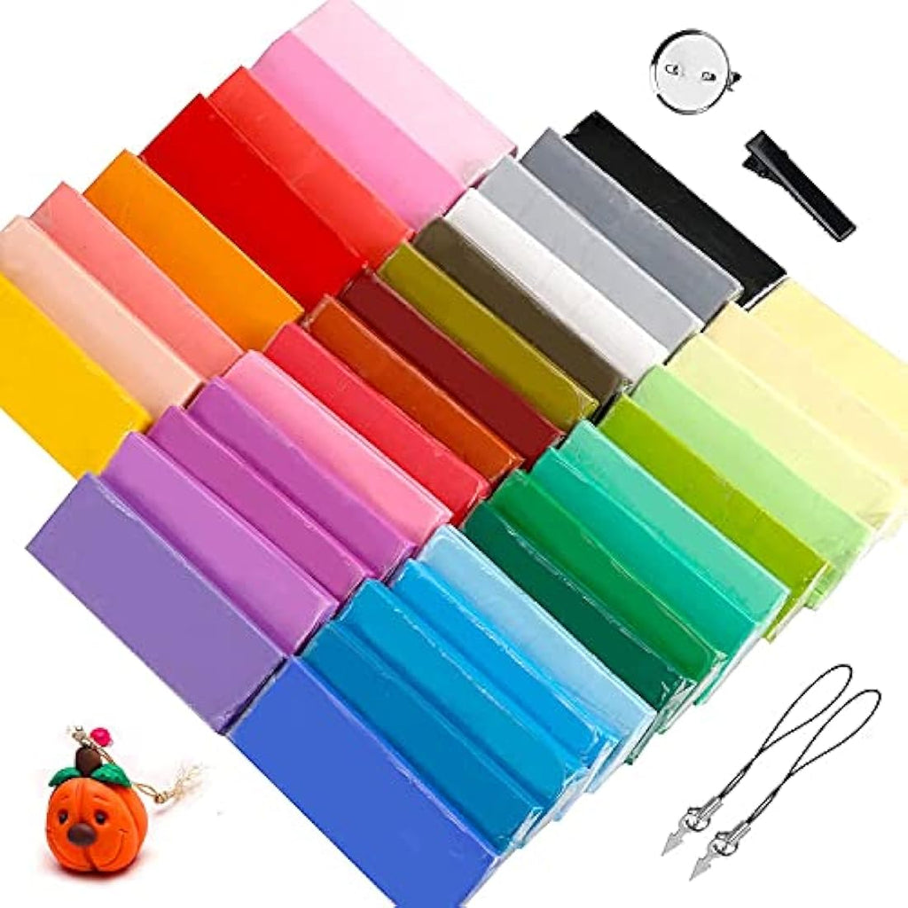 36 Colours Polymer Clay Kit – Non-Toxic DIY Modeling Clay