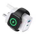3-in-1 Apple Watch & iPhone Fast Charger – 20W USB-C UK Plug