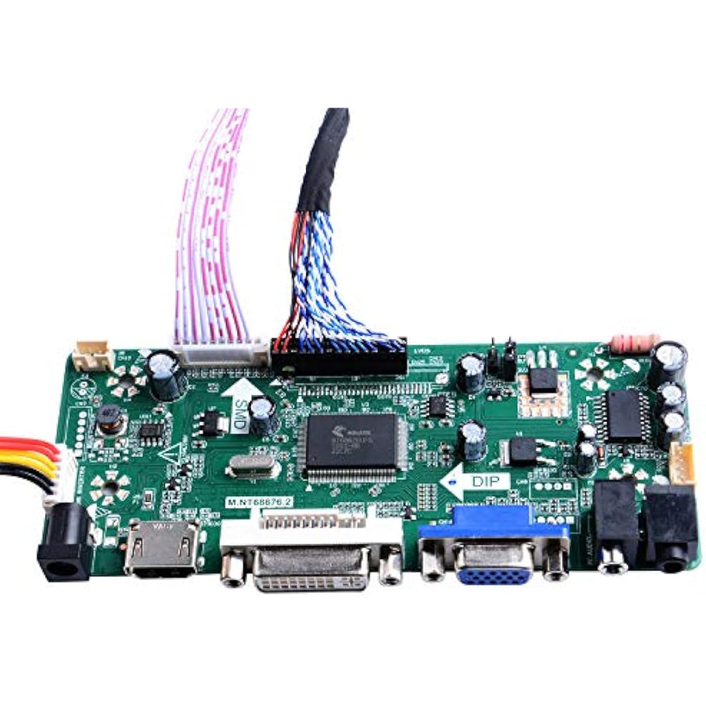Owootecc HDMI VGA DVI LCD Controller Board for Arcade1Up 17-19" Monitors
