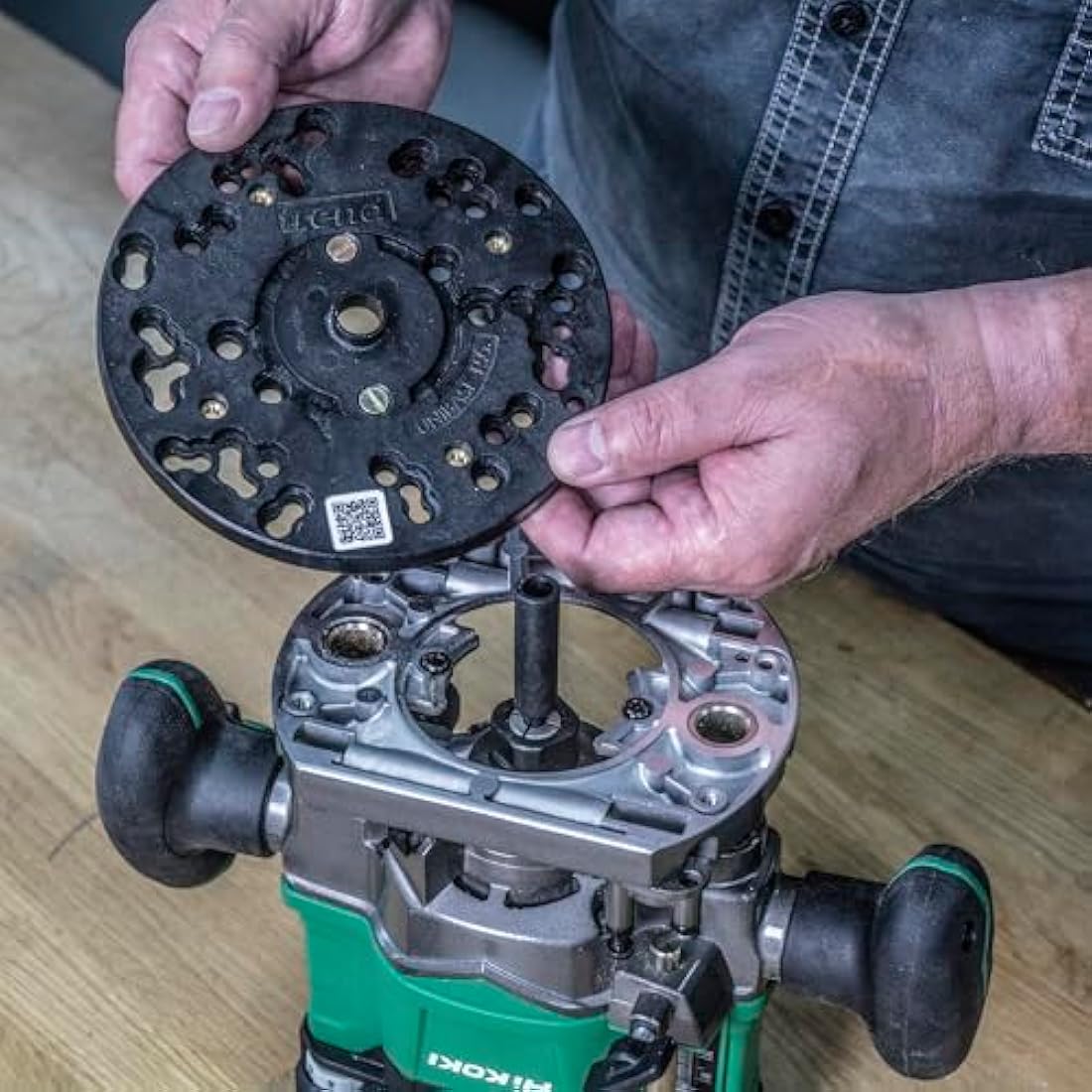 Trend Universal Plunge Router Sub-Base | 150mm Precision Guide Base