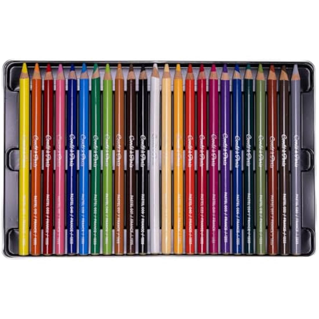 Conte a Paris Pastel Pencil Set – 24 Assorted Professional Drawing Pencils