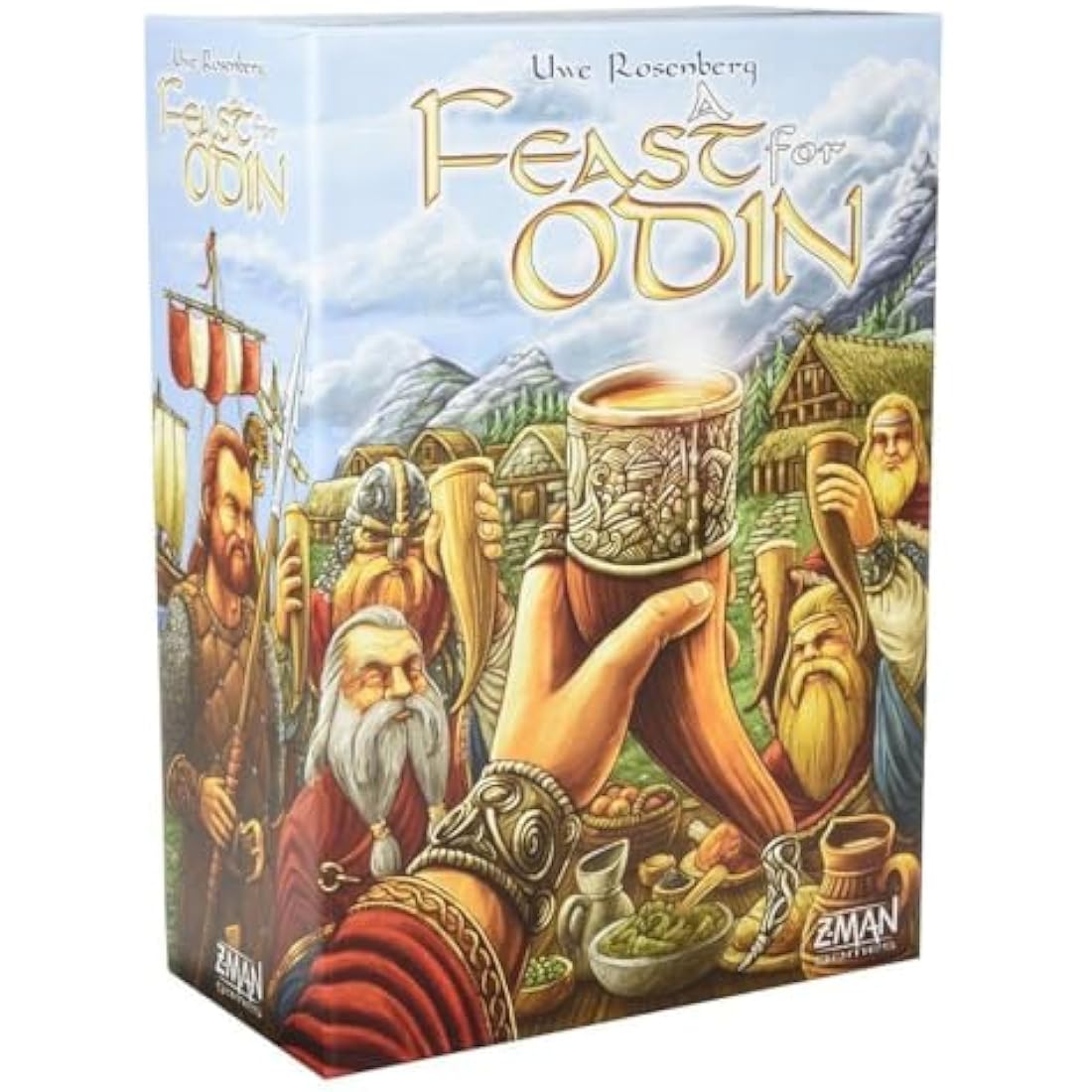 Z-Man Games A Feast for Odin - Viking Strategy Board Game