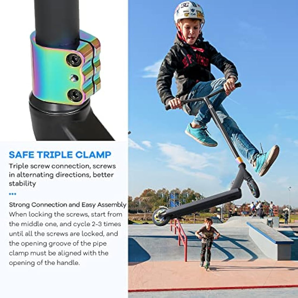 Vokul Bzit K1 Pro Stunt Scooter | 110mm Alloy Wheels for Kids 8+