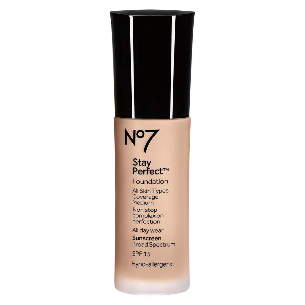 No7 Stay Perfect Foundation – Cool Vanilla Long-Wear Makeup (30ml)