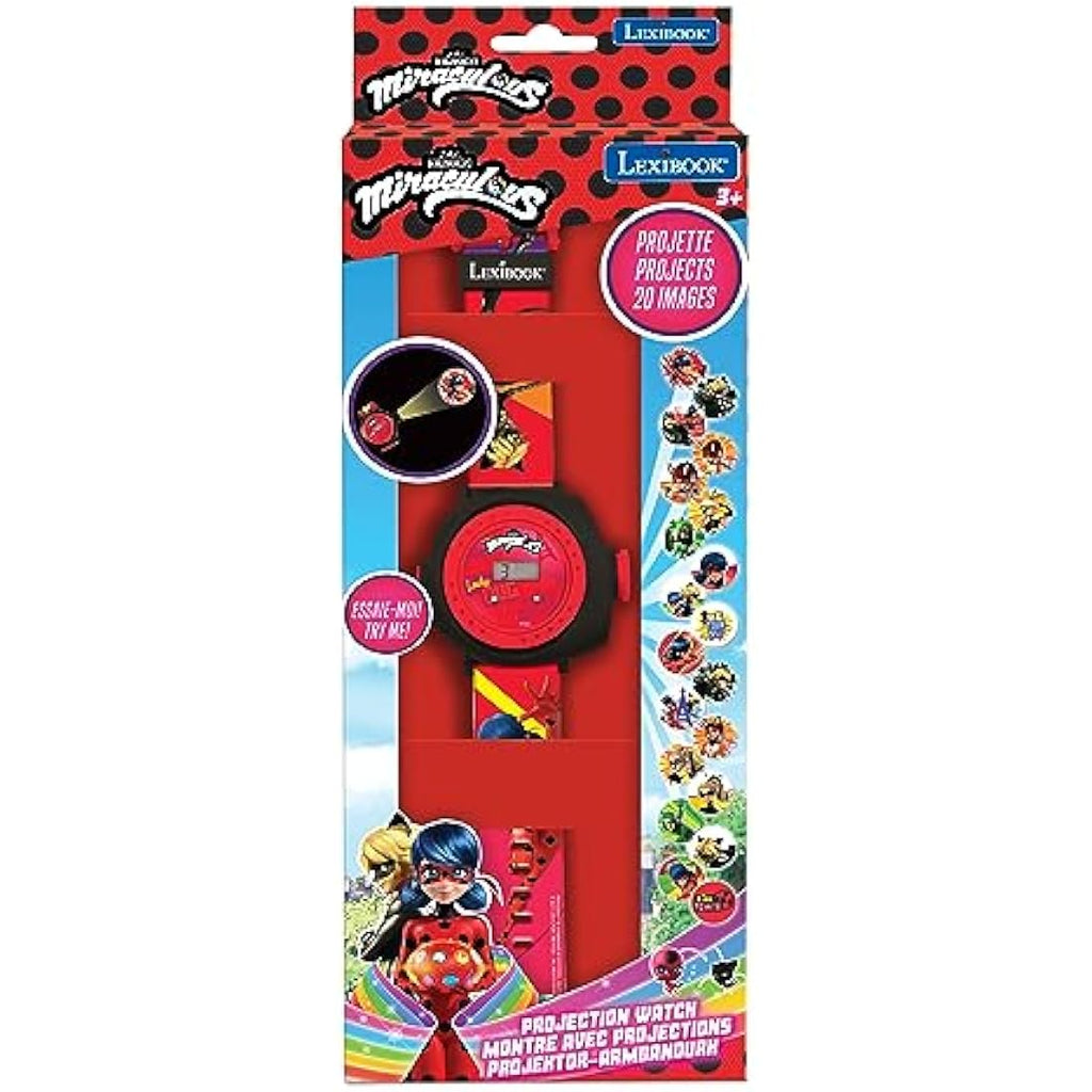 Lexibook Miraculous Ladybug Projection Watch – Kids Digital Toy, 20 Images