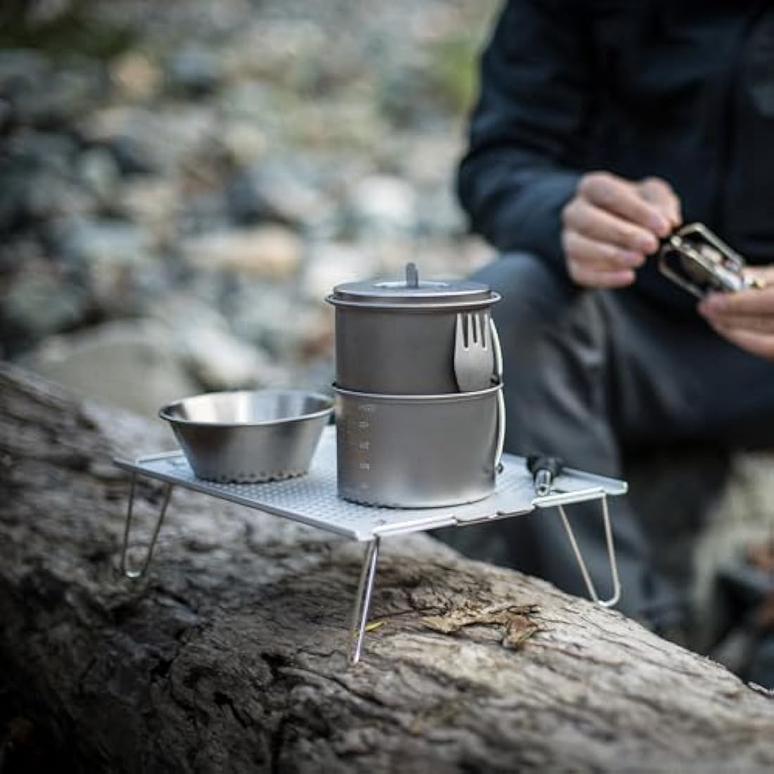 Snow Peak Ozen Solo Table – Ultralight Aluminium Backpacking Table