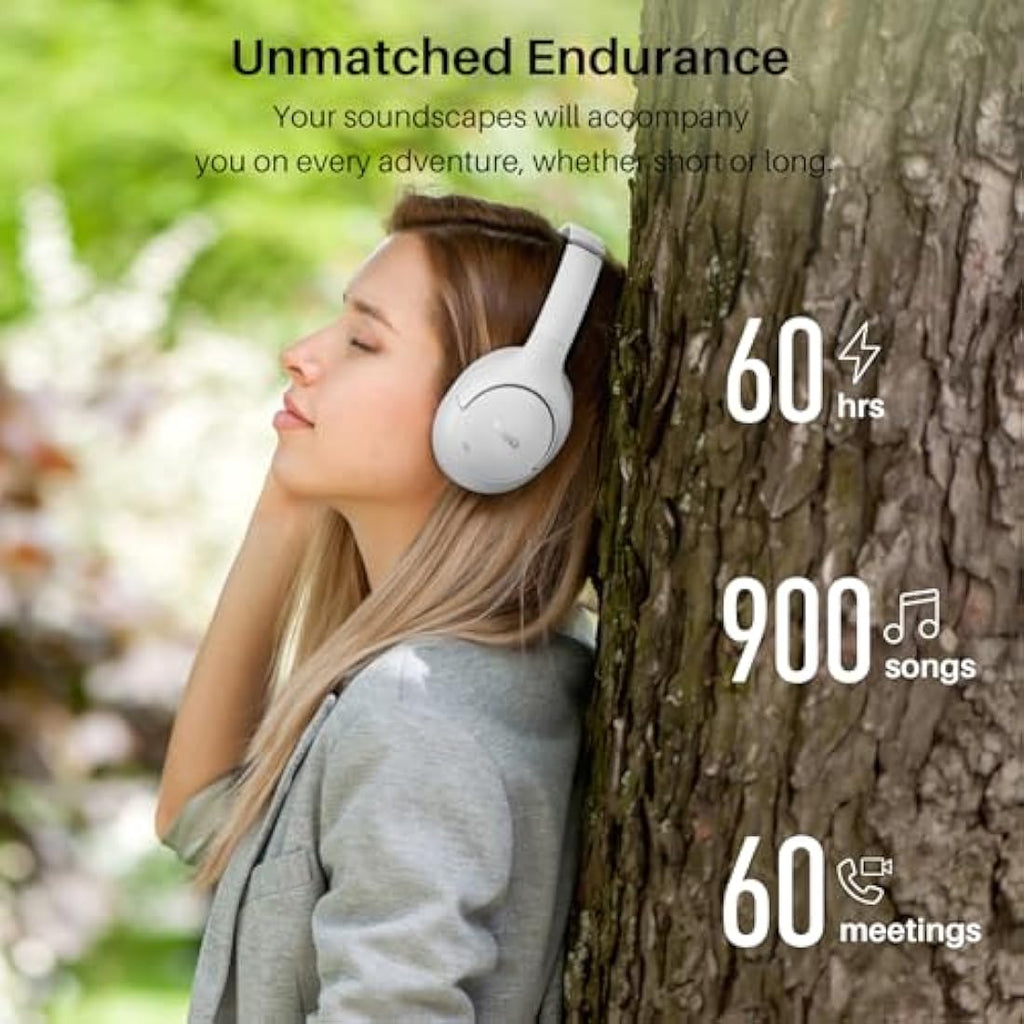 TOZO HT2 Hybrid Active Noise Cancelling Over Ear Wireless Headphones