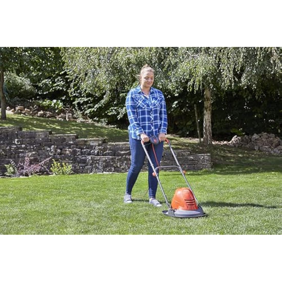 Flymo Turbo Lite 250 Electric Hover Lawn Mower – 1400W, 25cm Width