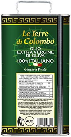 Le Terre di Colombo 100% Italian Extra Virgin Olive Oil - 3L Tin