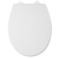 Croydex Oval Soft Close Toilet Seat – White Thermoplastic Quick Release