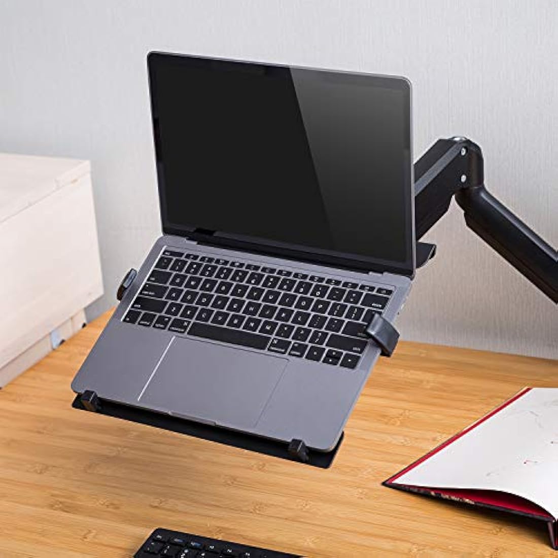 PUTORSEN Laptop Mount Tray for VESA Monitor Arms | 10-15.6 inch Notebook