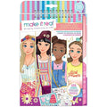 Make It Real Love and Daisy Fashion Design Sketchbook with Stencils