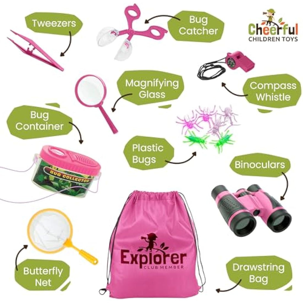 Kids Explorer Kit – 21pc Outdoor Safari Costume & STEM Set