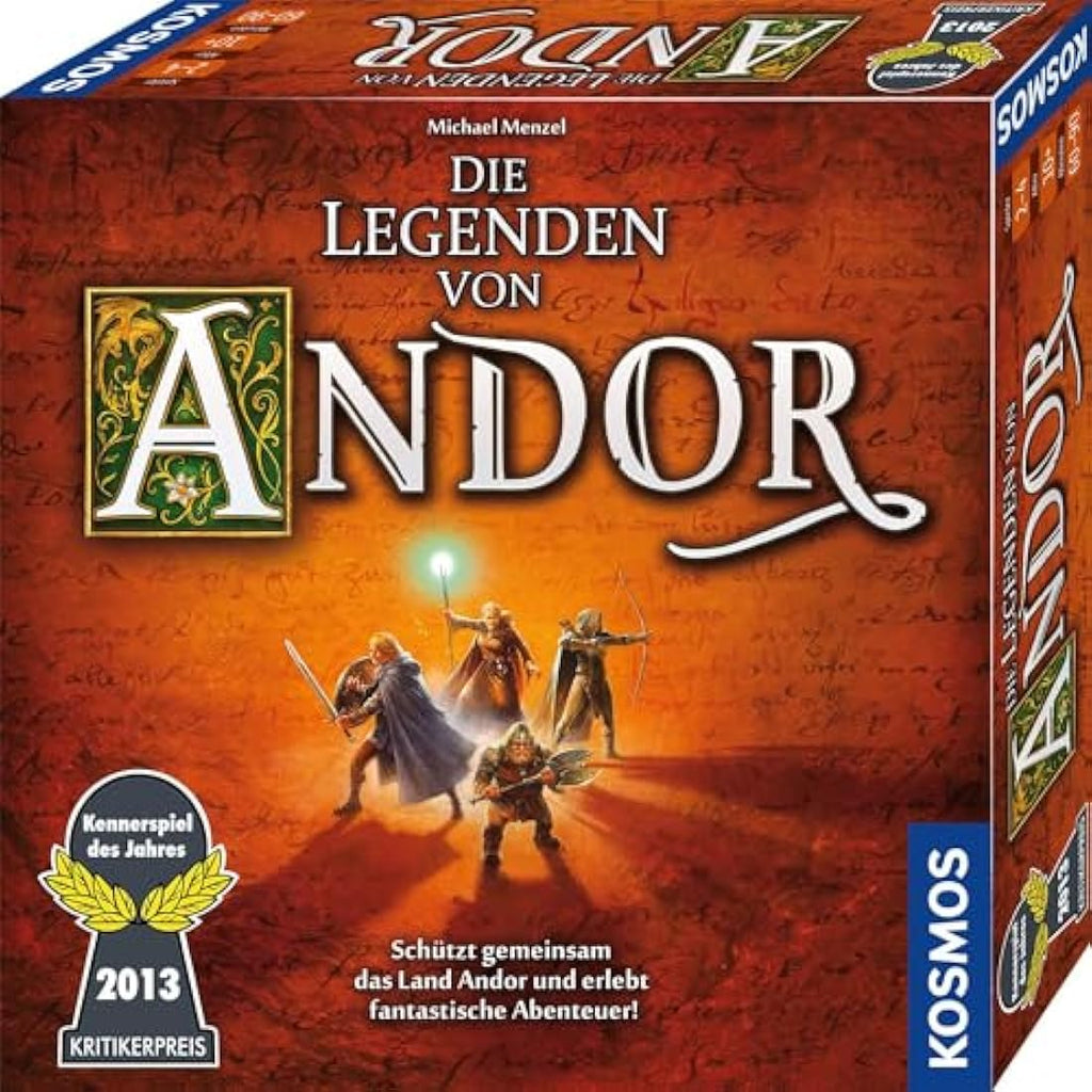 Kosmos Die Legenden von Andor – Kooperatives Fantasy Brettspiel