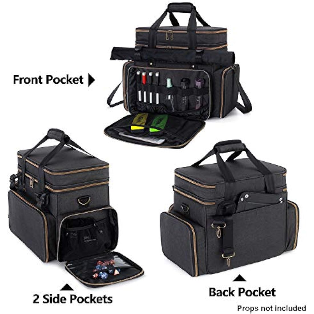 Trunab Tabletop RPG Adventurer's Bag | DND Bag with Miniature Storage