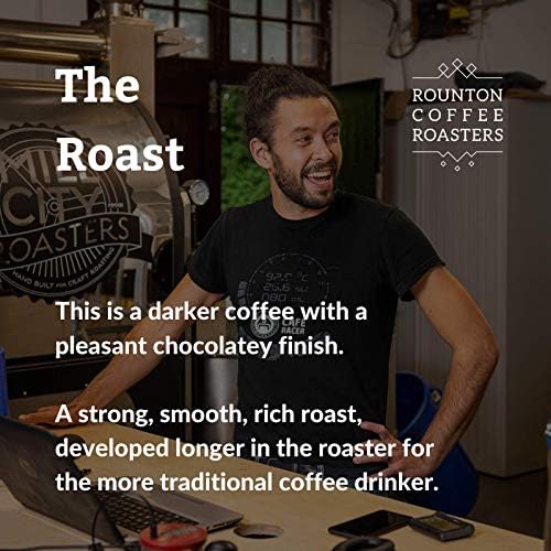 Rounton Coffee Colombian Dark Roast Whole Beans - 1kg Specialty Arabica