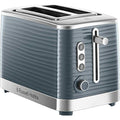 Russell Hobbs Inspire 2-Slice Toaster – Grey Textured High Gloss