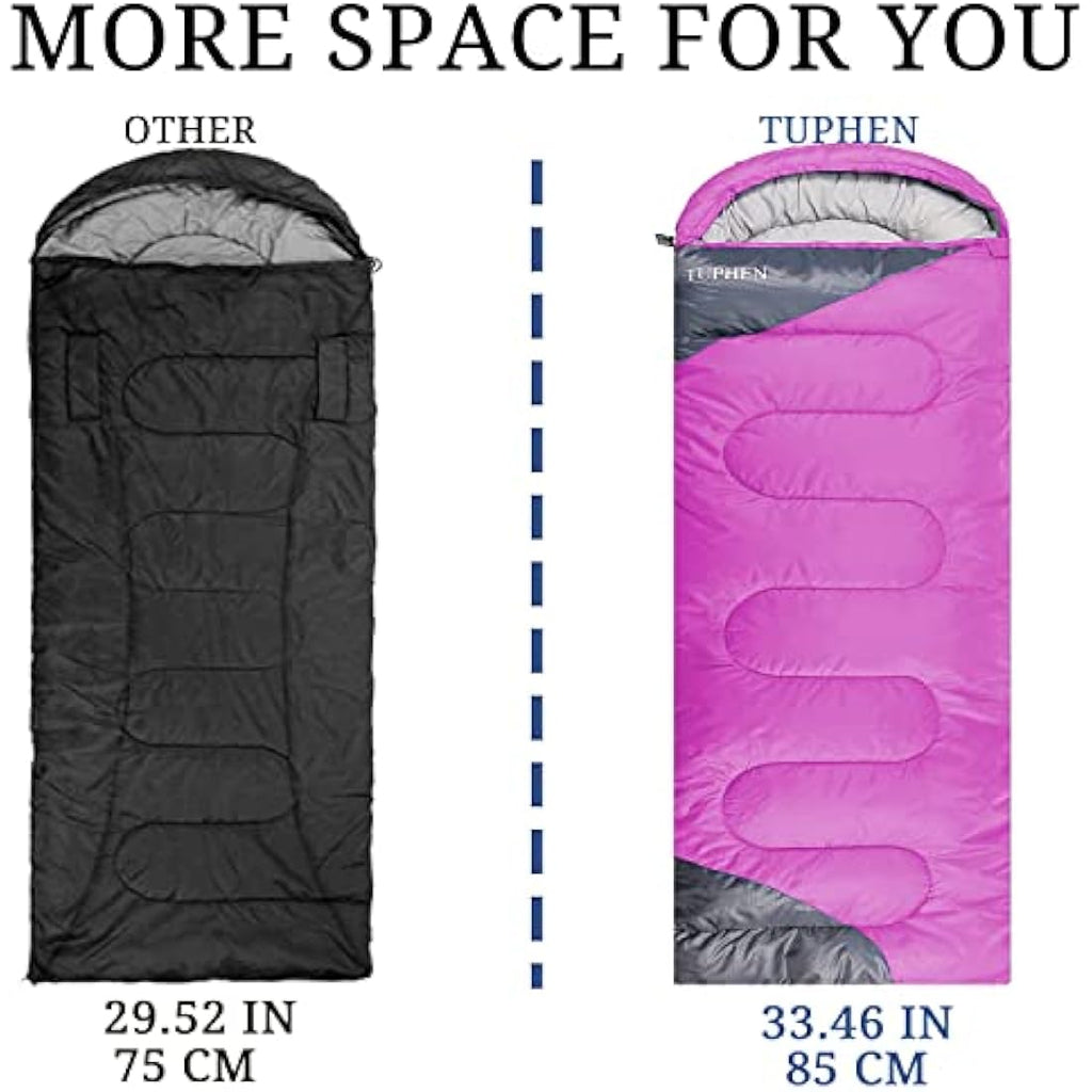 Tuphen XL Sleeping Bag | 3-4 Season Waterproof Nylon Camping Gear