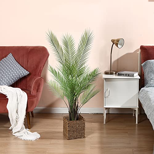 Kazeila 120cm Artificial Areca Palm Tree - Realistic Faux Plant (2 Pack)
