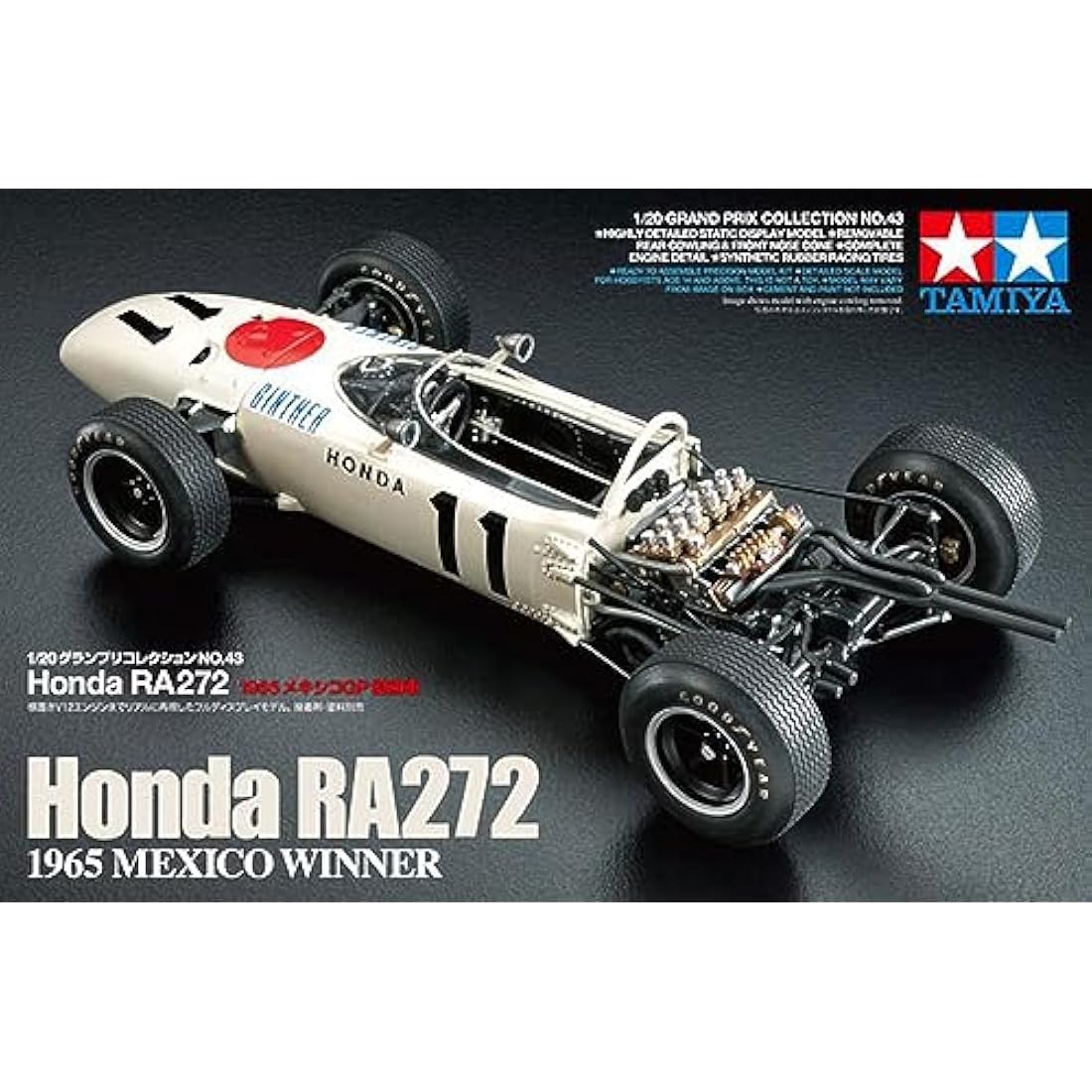 Tamiya Honda RA272 Model Kit – 1:20 Scale Plastic Assembly Vehicle