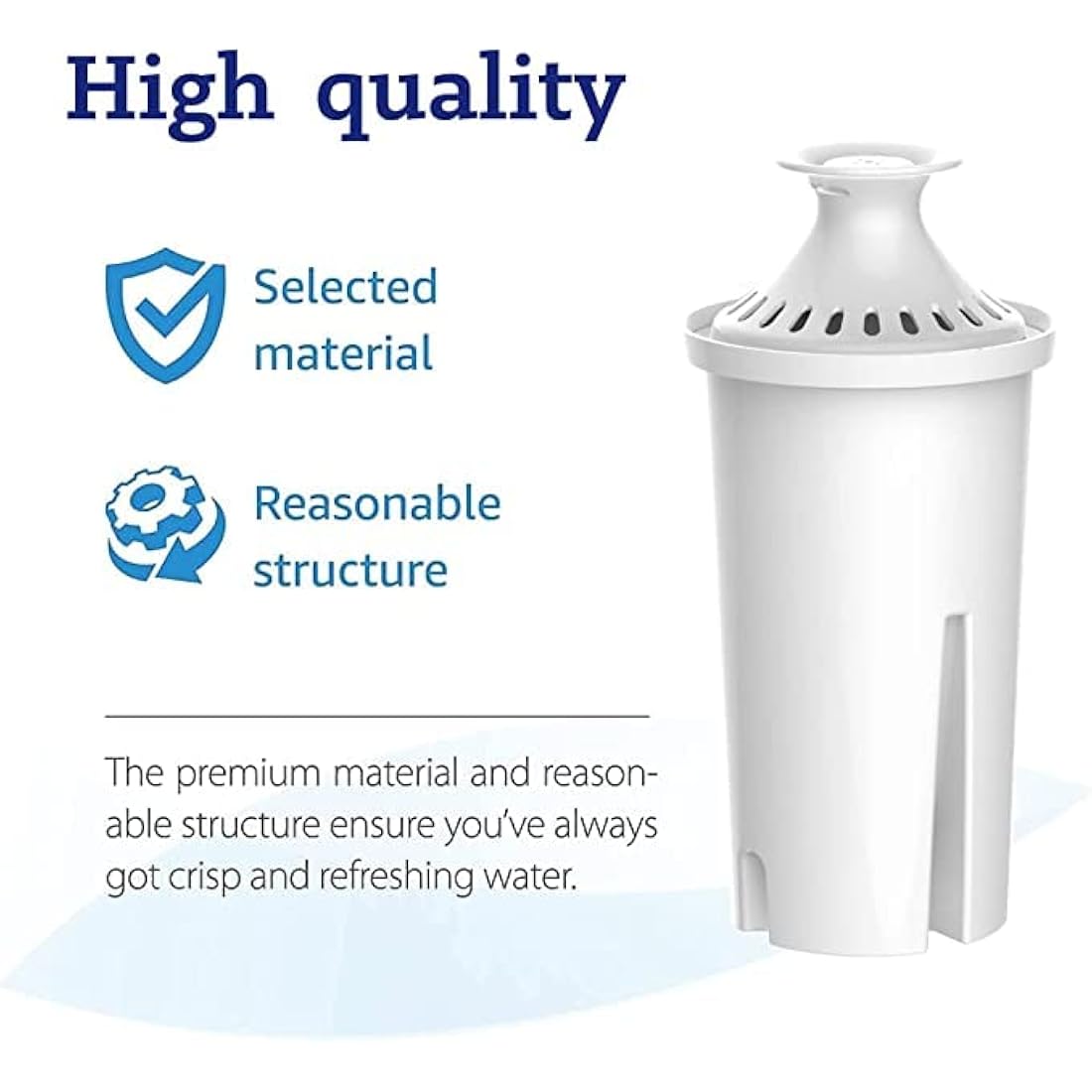 Waterdrop Replacement Filter for Brita Classic Pitchers - 12 Pack