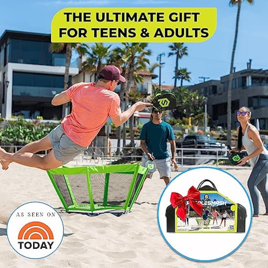 PaddleSmash Outdoor Game Set – Pickleball & Roundnet Fusion Kit