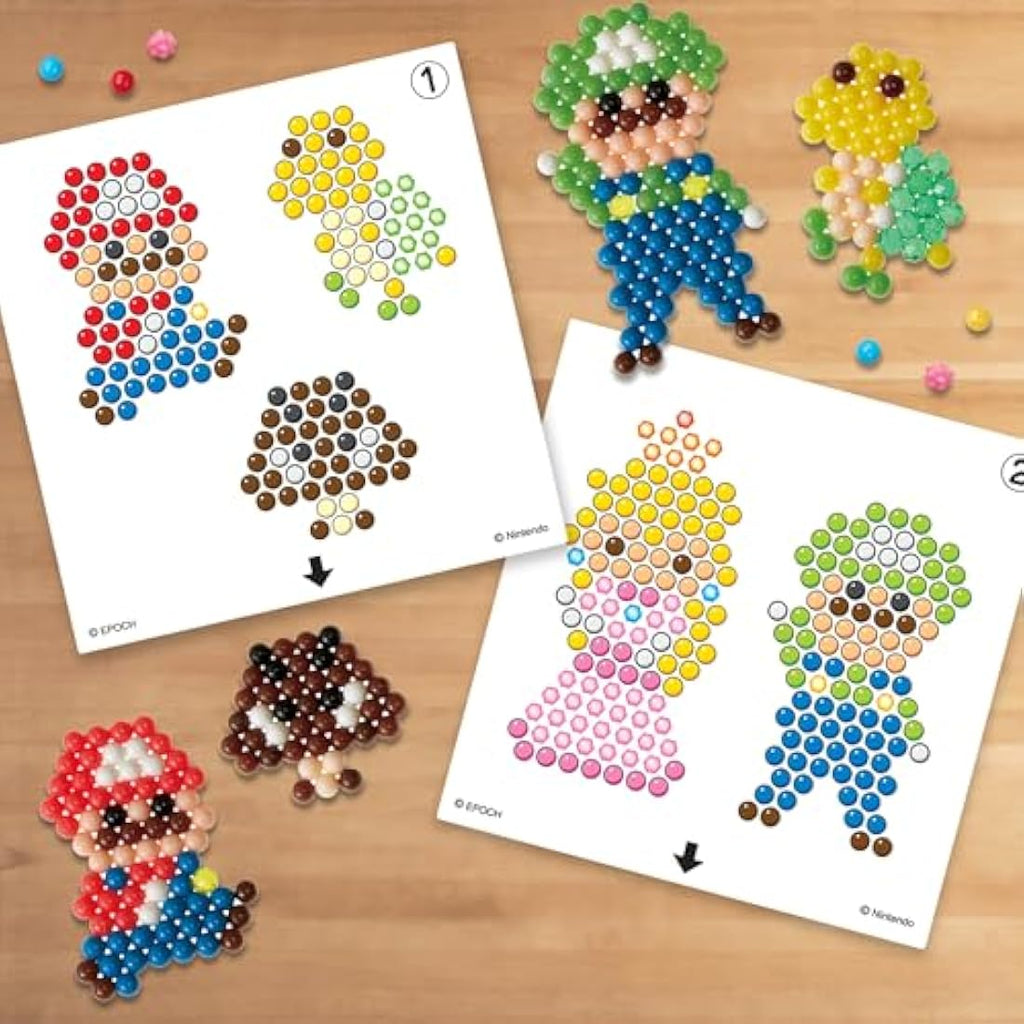 Aquabeads Super Mario Character Set – DIY Art and Craft Bead Kit