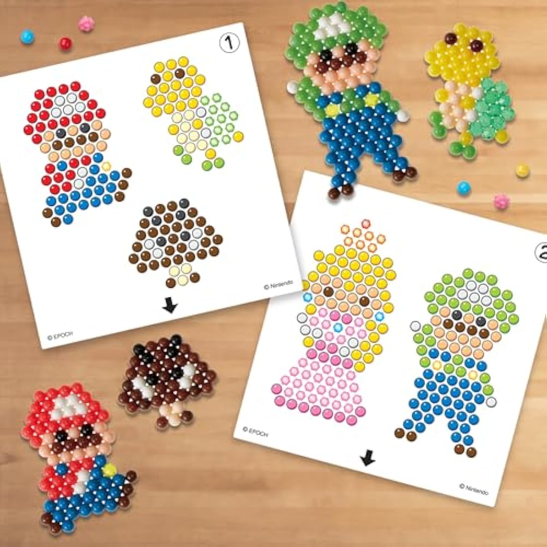 Aquabeads Super Mario Character Set – DIY Art and Craft Bead Kit