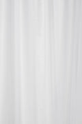 Croydex White Textile Shower Curtain | Extra Wide 2100mm Water-Resistant