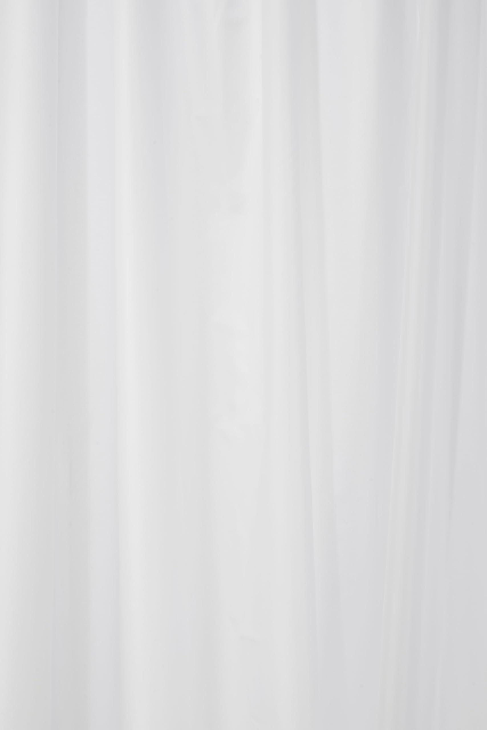 Croydex White Textile Shower Curtain | Extra Wide 2100mm Water-Resistant