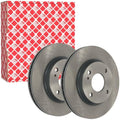 Febi Bilstein 38600 Front Vented Brake Disc Set for Ford Fiesta