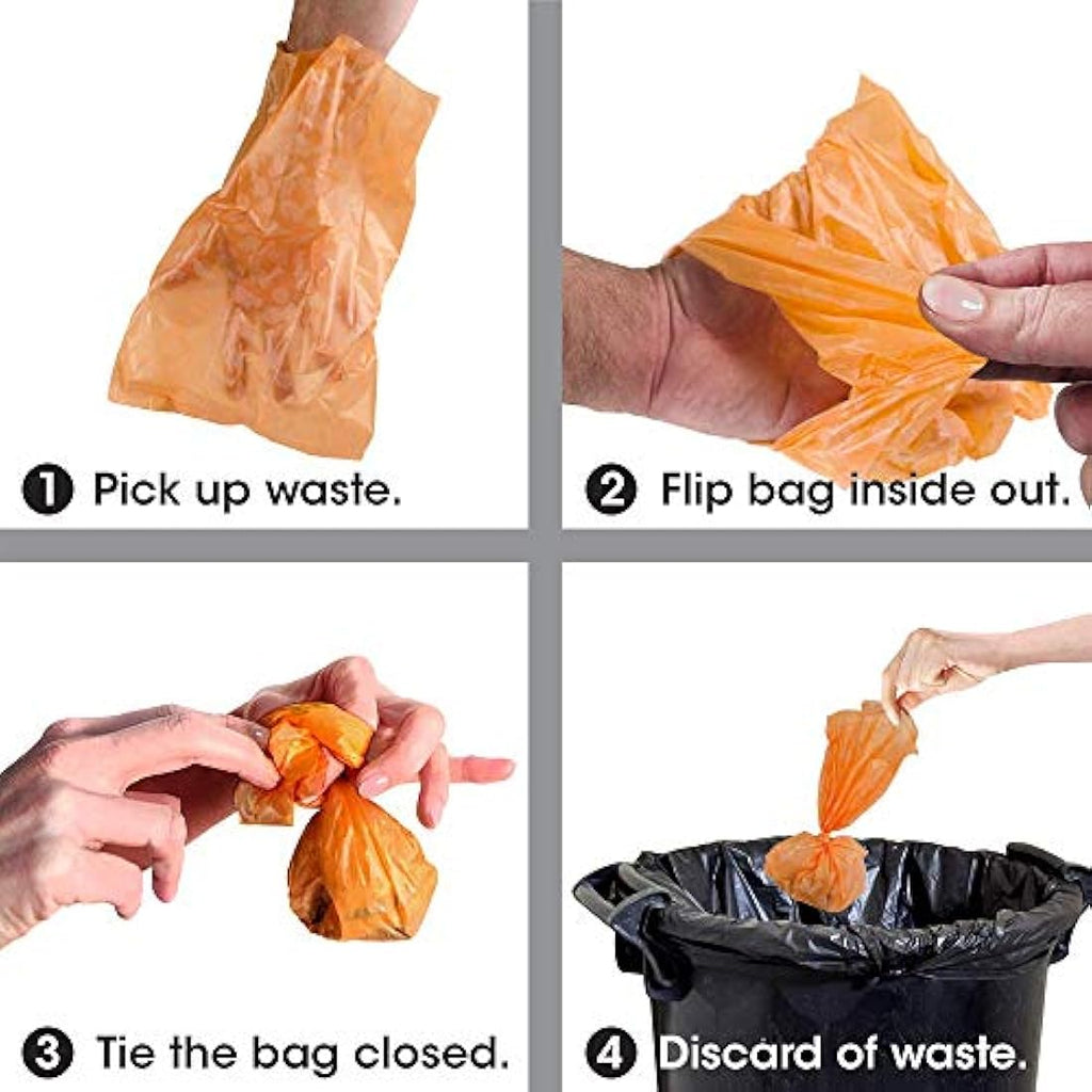 Bags On Board Leak-Proof Dog Waste Bags – 140 Patterned Poo Bags