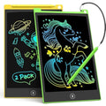 TECJOE 2-Pack LCD Writing Tablet | 8.5 Inch Colorful Doodle Board for Kids