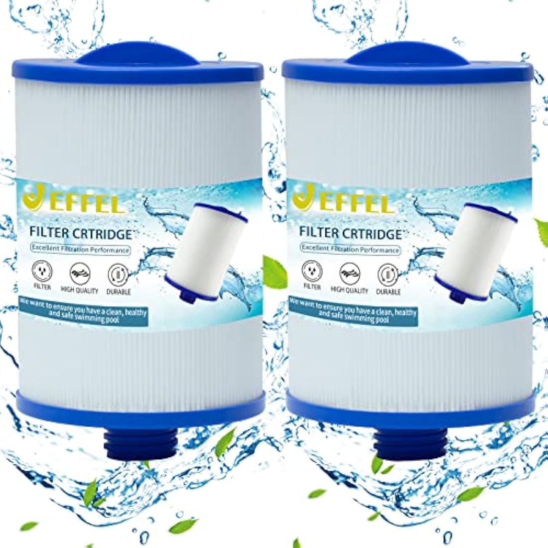 PWW50 Hot Tub Filter Replacement for Unicel 6CH-940 (2 Pack)